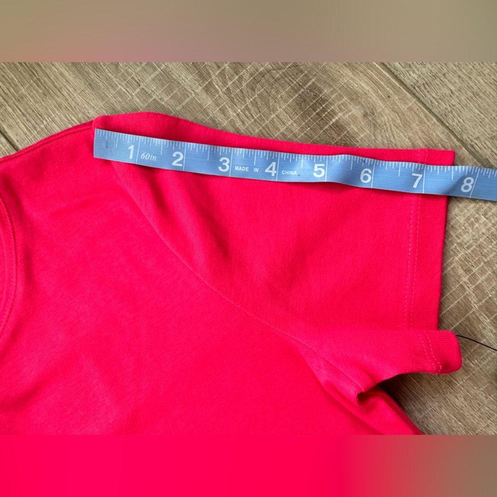 NWT Talbots Tee Pink Short Sleeve 100% Pima Cotton SMALL PETITE Top Shirt Soft - Picture 7 of 8